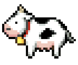 竹田牧場の牛gifアニメ